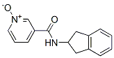 3-Pyridinecarboxamide,N-(2,3-dihydro-1H-inden-2-yl)-,1-oxide(9CI) Structure