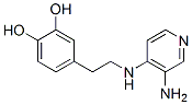 4-[2-(3-Amino-4-pyridylamino)ethyl]-1,2-benzenediol Structure