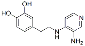 4-[2-(3-Amino-4-pyridylamino)ethyl]-1,2-benzenediol 구조식 이미지