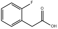 2-플루오로페닐아세트산 구조식 이미지