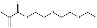 DI(ETHYLENE GLYCOL) ETHYL ETHER METHACRYLATE Structure