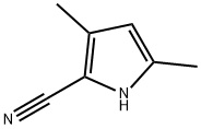 3,5-디메틸피롤-2-탄소니트릴 구조식 이미지