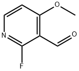 3-Pyridinecarboxaldehyde, 2-fluoro-4-methoxy- (9CI) Structure