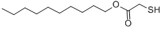 N-DECYL THIOGLYCOLATE Structure