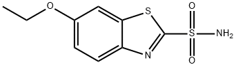 6-ETHOXY-2-BENZOTHIAZOLESULFONAMIDE Structure