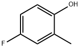 4-Fluoro-2-methylphenol 구조식 이미지
