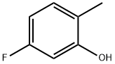 5-Fluoro-2-methylphenol 구조식 이미지