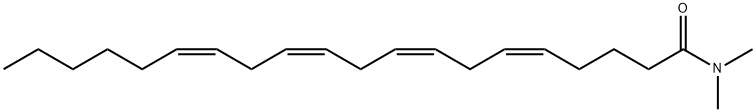 Arachidonoyl-N,N-dimethyl amide 구조식 이미지