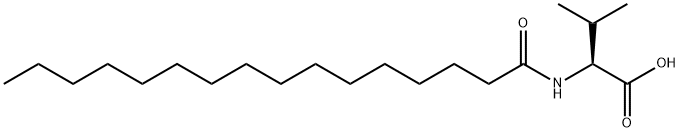 N-Hexadecanoyl-L-valine  Structure