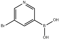 5-Bromopyridine-3-boronic acid 구조식 이미지