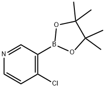 4-CHLOROPYRIDIN-3-YLBORONIC ACID, PINACOL ESTER 98 구조식 이미지