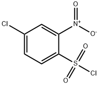 4-클로로-2-니트로벤젠설포닐클로라이드 구조식 이미지