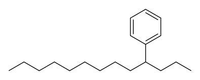 4-phenyltridecane Structure