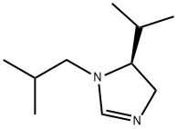 1H-Imidazole,4,5-dihydro-5-(1-methylethyl)-1-(2-methylpropyl)-,(5S)-(9CI) 구조식 이미지