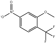 2-Methoxy-4-nitro-1-(trifluoromethyl)benzene Structure