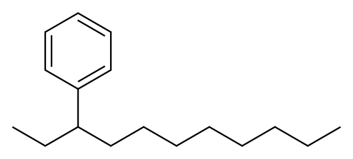 3-phenylundecane Structure