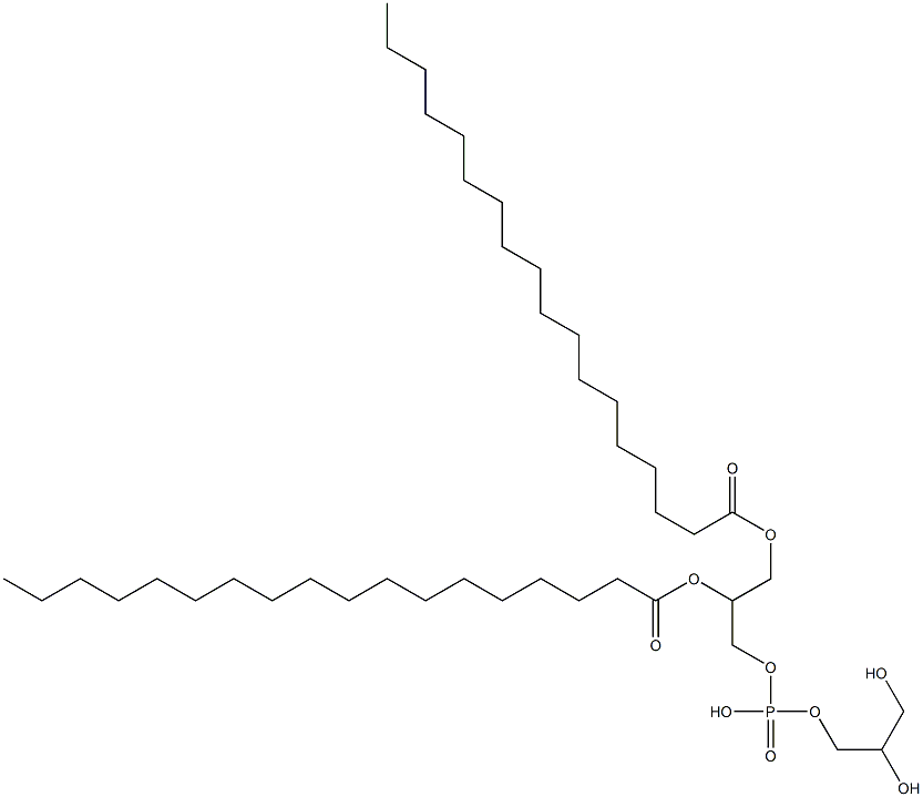 1,2-Distearoyl-sn-glycero-3-phosphoglycerol,sodium salt 구조식 이미지