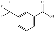 3-(Trifluoromethyl)benzoic acid 구조식 이미지