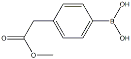 (4-METHOXYCARBONYLMETHYLPHENYL)BORONIC ACID Structure