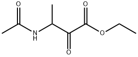 Butanoic  acid,  3-(acetylamino)-2-oxo-,  ethyl  ester Structure