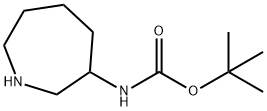 Carbamic acid, (hexahydro-1H-azepin-3-yl)-, 1,1-dimethylethyl ester (9CI) Structure