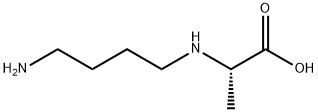 L-Alanine, N-(4-aminobutyl)- (9CI) Structure