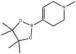 1-METHYL-1,2,3,6-TETRAHYDROPYRIDINE-4-BORONIC ACID PINACOL ESTER Structure