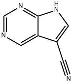 1H-Pyrrolo[2,3-d]pyrimidine-5-carbonitrile (9CI) Structure