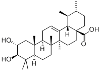 Corosolic acid 구조식 이미지