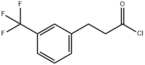 3-(3-(trifluoroMethyl)phenyl)propanoyl chloride 구조식 이미지
