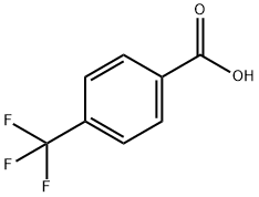 4-(Trifluoromethyl)benzoic acid 구조식 이미지