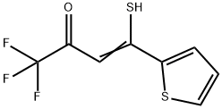 4-Mercapto-1,1,1-trifluoro-4-(2-thienyl)-3-buten-2-one 구조식 이미지