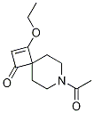 7-Azaspiro[3.5]non-2-en-1-one, 7-acetyl-3-ethoxy 구조식 이미지