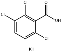 potassium 2,3,6-trichlorobenzoate  구조식 이미지