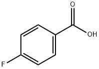 4-Fluorobenzoic acid Structure