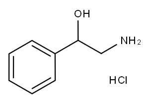 DL-B-HYDROXYPHENETHYLAMINE HYDROCHLORIDE Structure