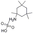1,3,3,5,5-pentamethylcyclohexylamine methanesulfonate Structure