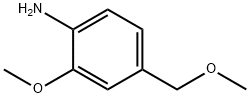 Benzenamine, 2-methoxy-4-(methoxymethyl)- (9CI) Structure