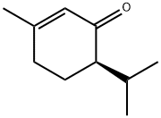 (R)-6-(isopropyl)-3-methylcyclohex-2-en-1-one 구조식 이미지