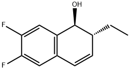 1-Naphthalenol,2-ethyl-6,7-difluoro-1,2-dihydro-,(1S,2R)-(9CI) 구조식 이미지