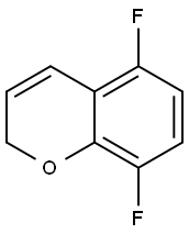 5,8-디플루오로-2H-1-벤조피란 구조식 이미지
