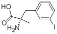 (R)-alpha-Methyl-3-iodophenylalanine Structure