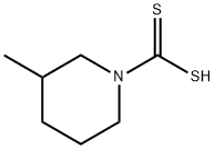 3-Methylpiperidine-1-dithiocarboxylic acid Structure