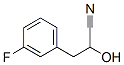 Benzenepropanenitrile, 3-fluoro-alpha-hydroxy- (9CI) Structure