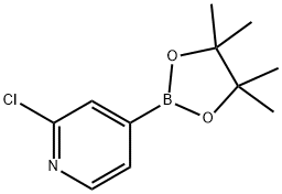 2-Chloropyridine-4-boronic acid pinacol ester Structure