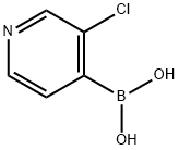 3-Chloro-4-pyridineboronic acid hydrate 구조식 이미지