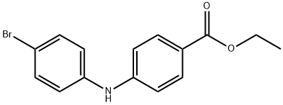 N-(4-BROMOPHENYL-N-(4-CARBETHOXYPHENYL)AMINE
 Structure