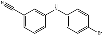 N-(4-BROMOPHENYL-N-(3-CYANOPHENYL)AMINE
 Structure