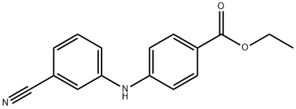 N-(4-CARBETHOXYPHENYL)-N-(3-CYANOPHENYL)AMINE
 Structure