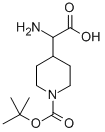 1-BOC-4-(AMINOCARBOXYMETHYL)PIPERIDINE 구조식 이미지